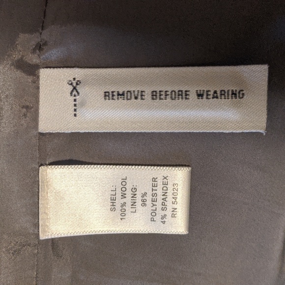 NEW Banana Republic Grey Wool Spandex Poly Lining Dress w Pockets! - Picture 10 of 10